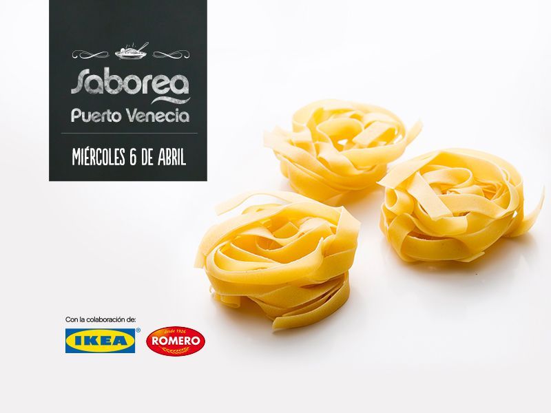Pastas Romero. Evento Saborea Puerto Venecia