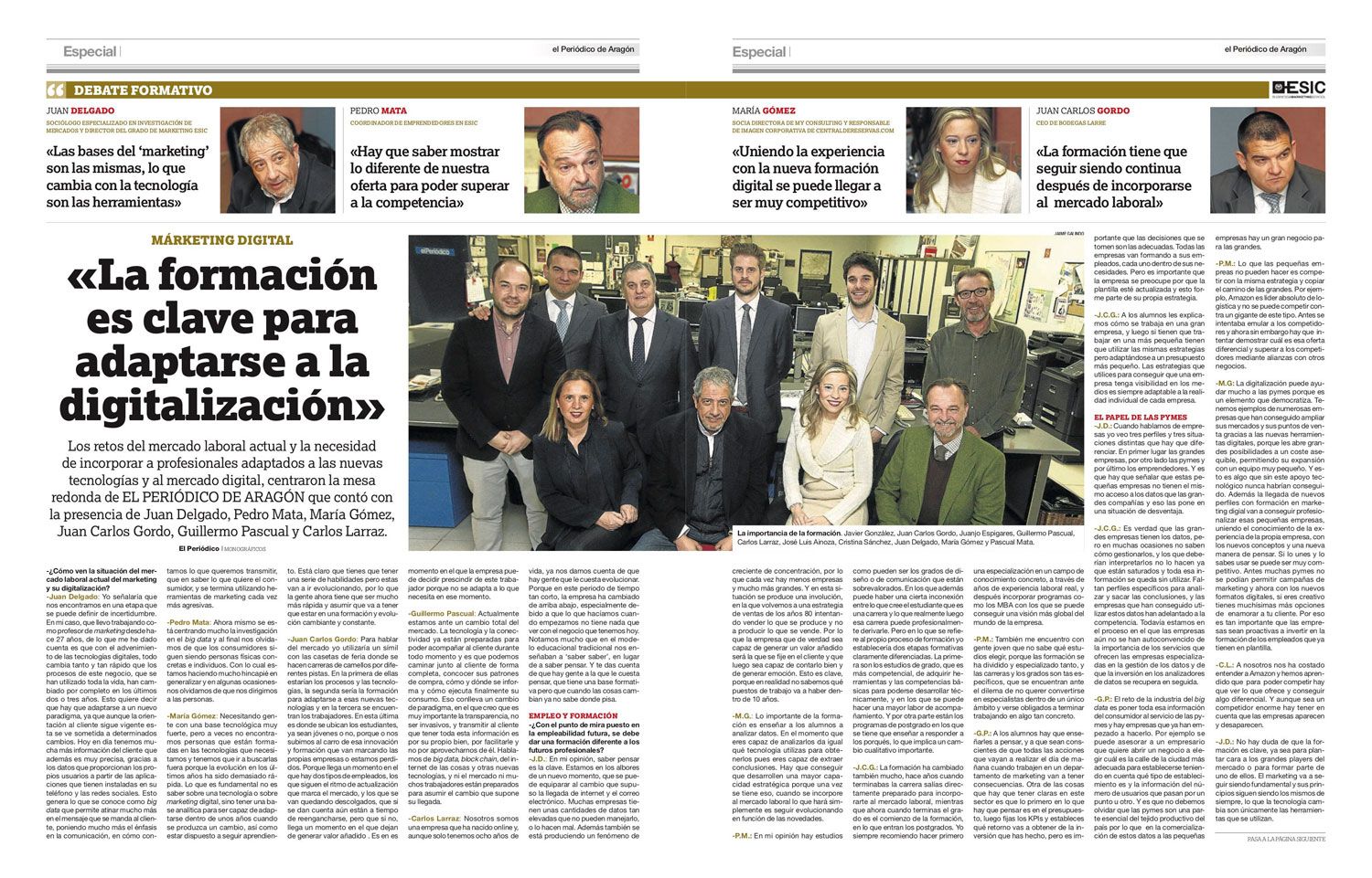 "La formación es clave para adaptarse a la digitalización”