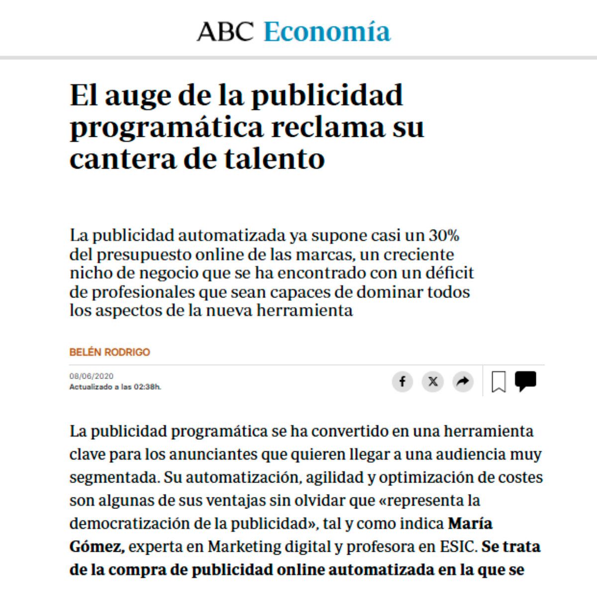 “El auge de la publicidad programática reclama su cantera de talento”