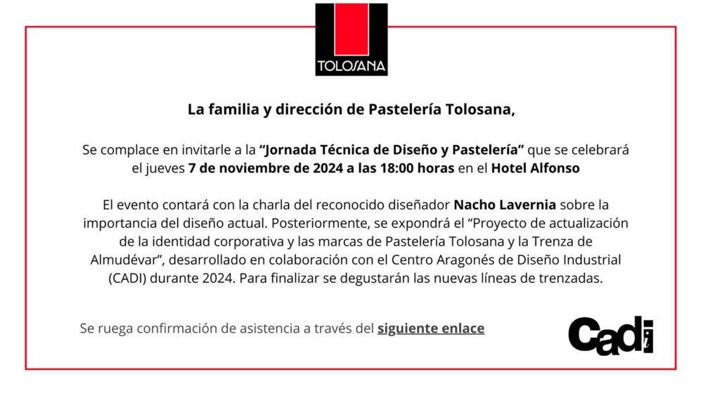 Presentación de la nueva imagen de marca de Tolosana